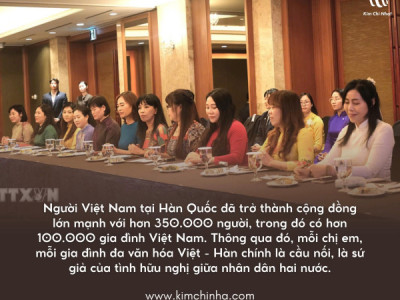 Phu nhân Tổng Bí thư gặp các cô dâu Việt tại Hàn Quốc