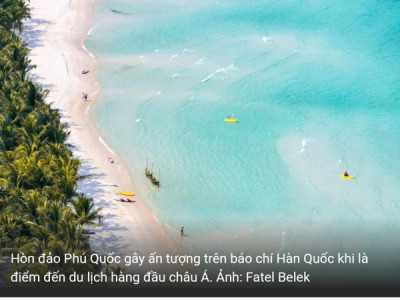 Tờ báo kinh tế Hàn Quốc - Herald Business xem việc đăng cai APEC 2027 là bước chuyển mình của Phú Quốc, khẳng định vị thế trên hành trình vươn tầm quốc tế.