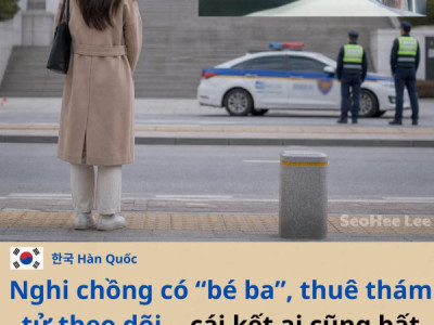 Nghi ngờ chồng qua lại với người khác, một phụ nữ đã bỏ tiền thuê người âm thầm theo dõi và chụp ảnh làm bằng chứng.
