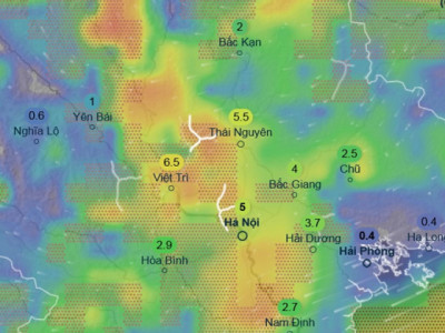 Dự báo ở miền Bắc sắp có không khí lạnh yếu khiến nhiệt độ giảm và nhiều nơi có mưa. Hà Nội cũng chịu ảnh hưởng của không khí lạnh lần này, có thể bắt đầu từ hôm nào?