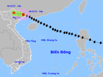 Bão số 11 đi vào đất liền, Bắc Bộ mưa lớn trên diện rộng