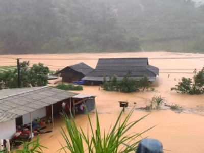 Mưa lớn ở Sơn La tiếp tục gây ngập lụt, sạt lở, cô lập nhiều bản vùng cao