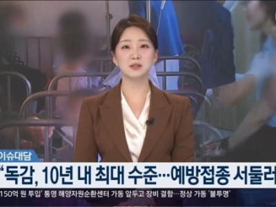 Bệnh cúm mùa 독감 người bị bệnh nhiều cao nhất trong 10 năm nay ...còn không có phòng để nhập viện. Nên tiêm phòng càng sớm càng tốt.