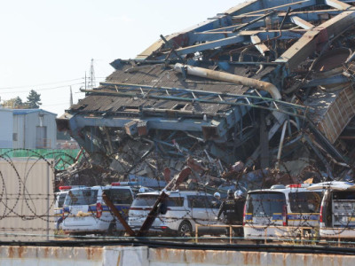 Các nhà chức trách bắt đầu cuộc điều tra pháp y chung về vụ sập nhà máy điện Ulsan