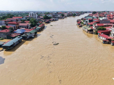 Lũ trên sông Cầu, sông Thương có khả năng đạt đỉnh vào chiều nay
