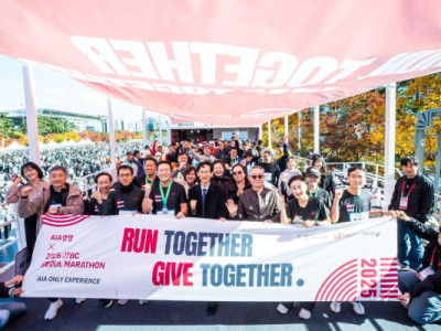 AIA Hàn Quốc thúc đẩy lối sống lành mạnh hơn tại giải marathon Seoul