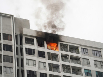 Cháy chung cư cao cấp ở TPHCM